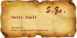 Seitz Zsolt névjegykártya